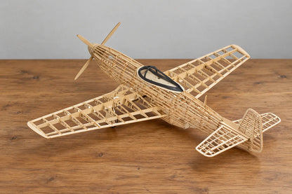 Maquette en bois - Le bel avion vintage