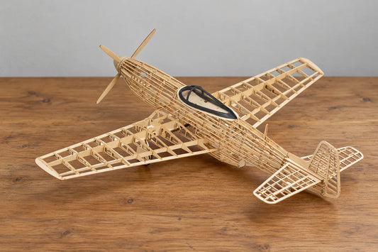 Maquette en bois - Le bel avion vintage