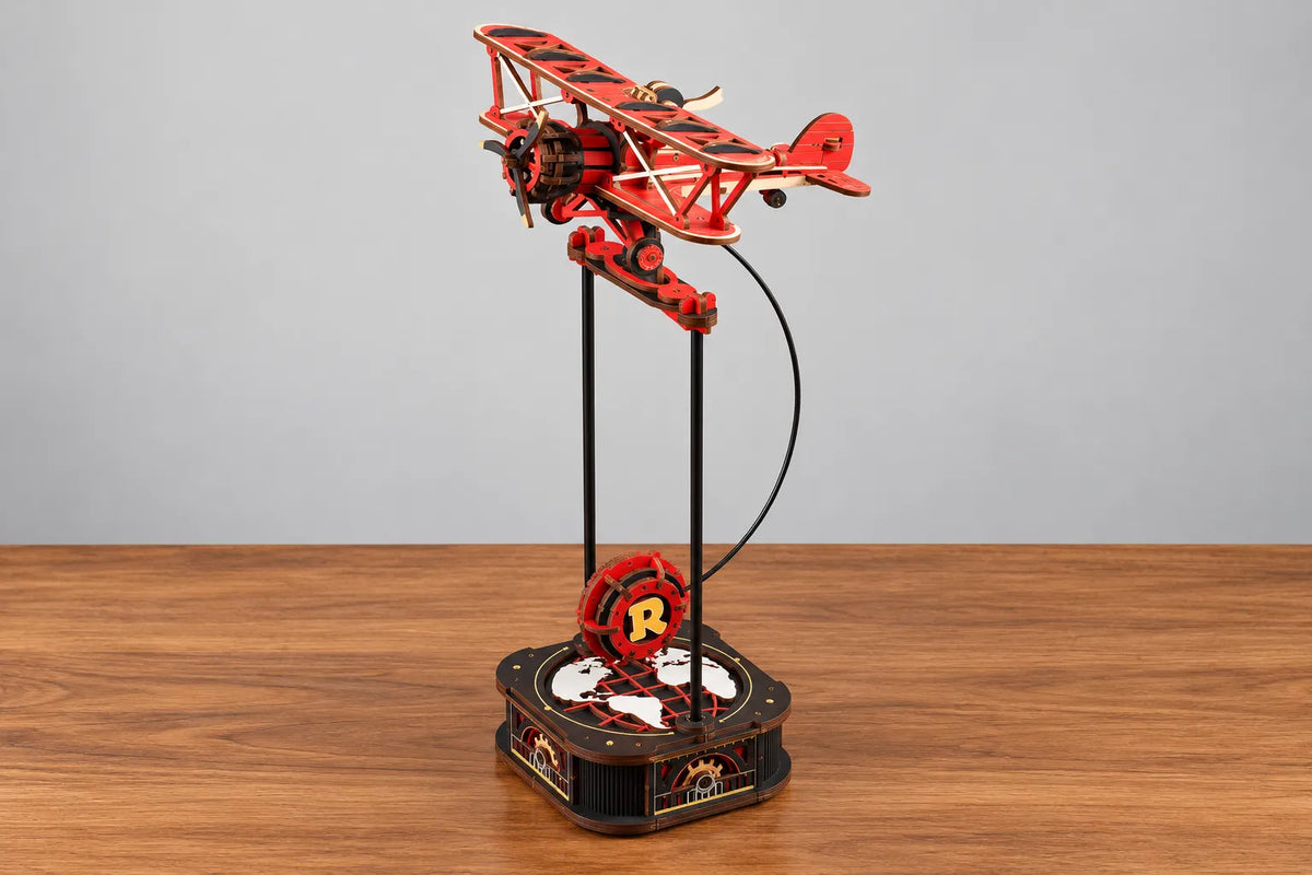 Maquette en bois - Le biplan Gloster Gladiator à balancier