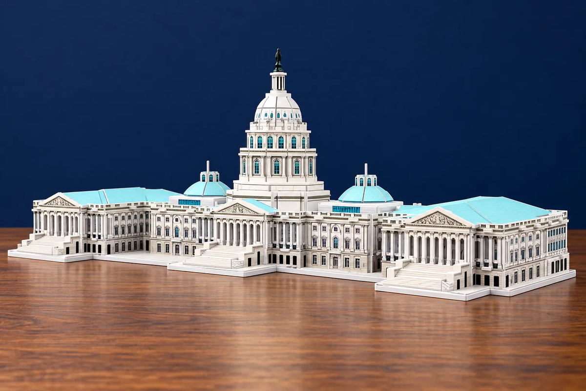 Maquette en bois - Le Capitole des Etats-Unis