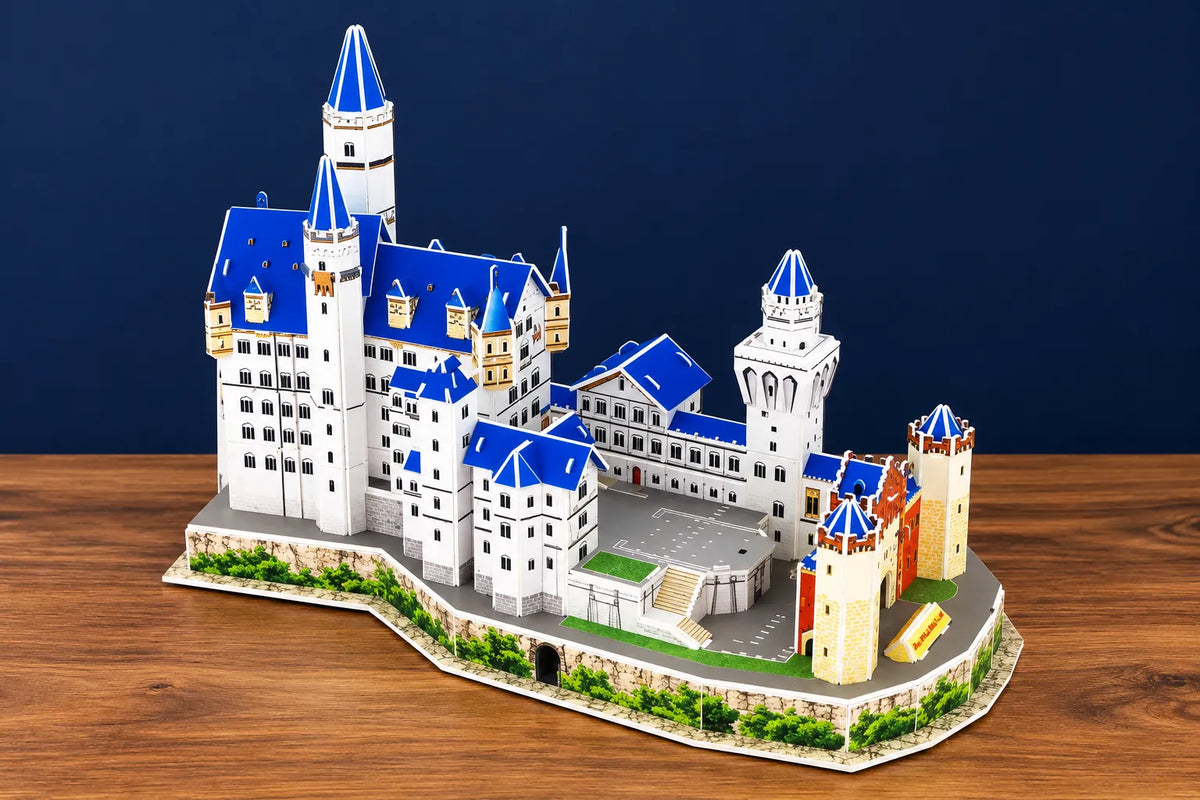 Maquette en bois - Le château de neuschwanstein