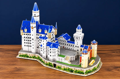 Maquette en bois - Le château de neuschwanstein