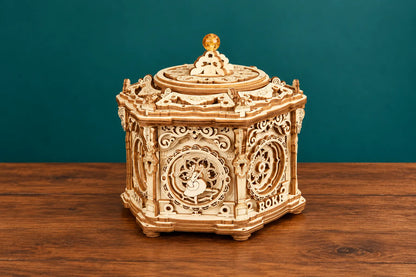 Maquette en bois - Le coffret musical du jardin secret