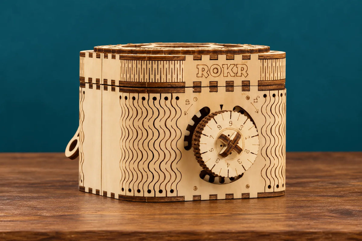 Maquette en bois - Le coffret secret mécanique