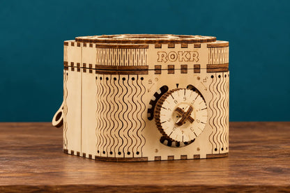 Maquette en bois - Le coffret secret mécanique