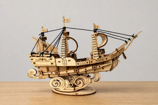 Maquette en bois - Le galion