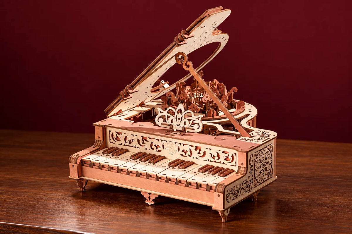 Maquette en bois - Le grand piano à queue fonctionnel