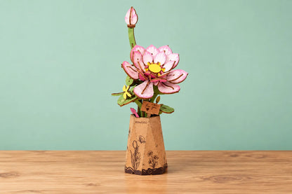 Maquette en bois - Le lotus