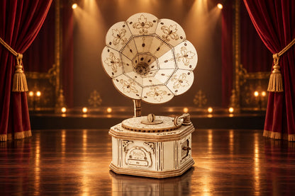 Maquette en bois - Le petit gramophone