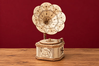 Maquette en bois - Le petit gramophone