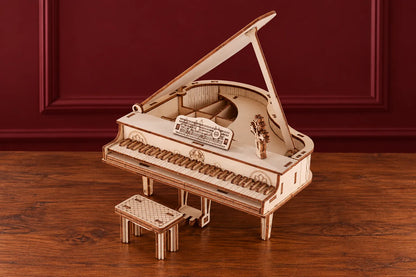 Maquette en bois - Le piano à queue classique