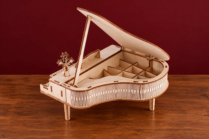 Maquette en bois - Le piano à queue classique