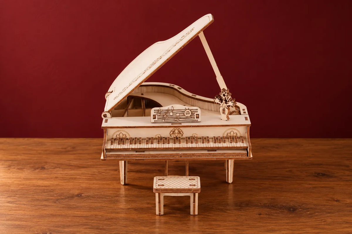 Maquette en bois - Le piano à queue classique