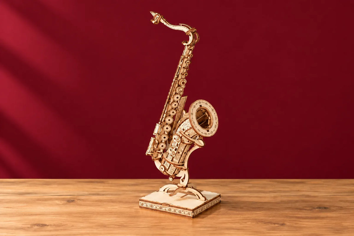 Maquette en bois - Le saxophone