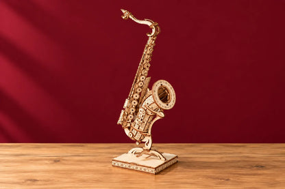 Maquette en bois - Le saxophone