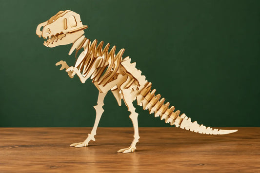 Maquette en bois - Le squelette de tyrannosaure