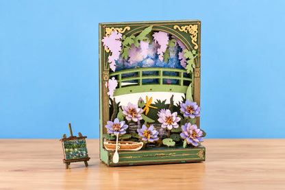 Maquette en bois - Le tableau aux nénuphars