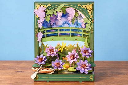 Maquette en bois - Le tableau aux nénuphars