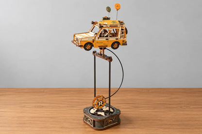 Maquette en bois - Le véhicule d’aventure à balancier