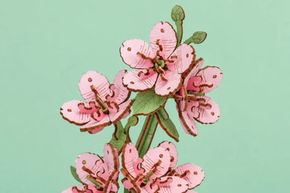 Maquette en bois - Les fleurs de cerisier