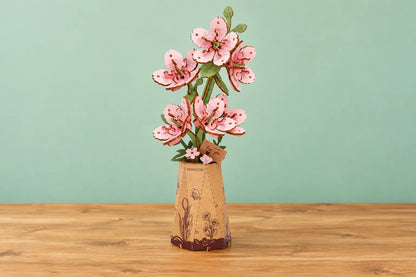 Maquette en bois - Les fleurs de cerisier
