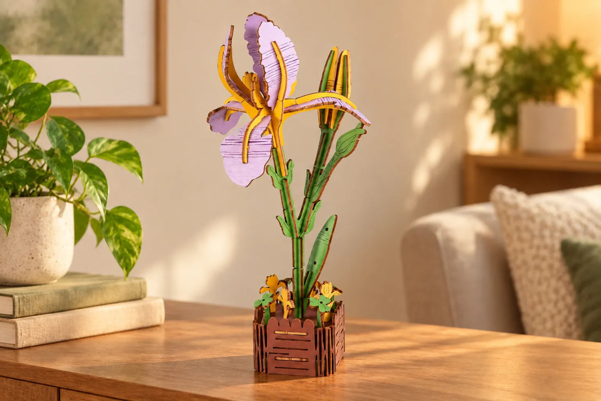 Maquette en bois - L'iris