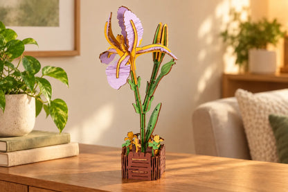 Maquette en bois - L'iris