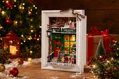 Maquette en bois - Maison à thème, boutique de jouet