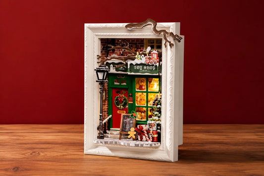 Maquette en bois - Maison à thème, boutique de jouet