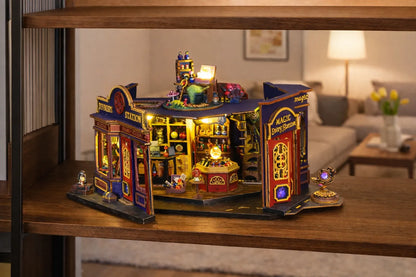 Maquette en bois - Maison à thème, boutique de magie