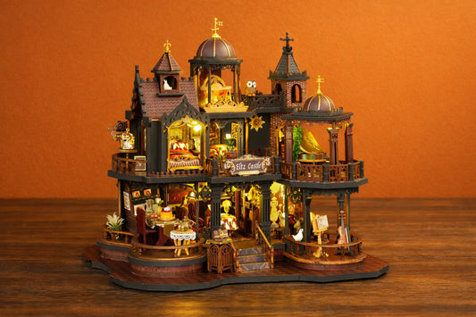 Maquette en bois - Maison à thème, chateau d'Eltz