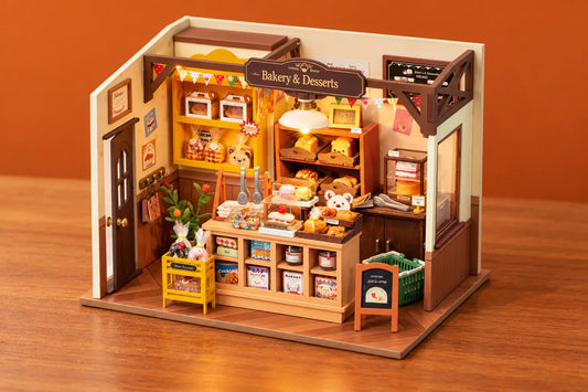 Maquette en bois - Maison à thème, la boulangerie