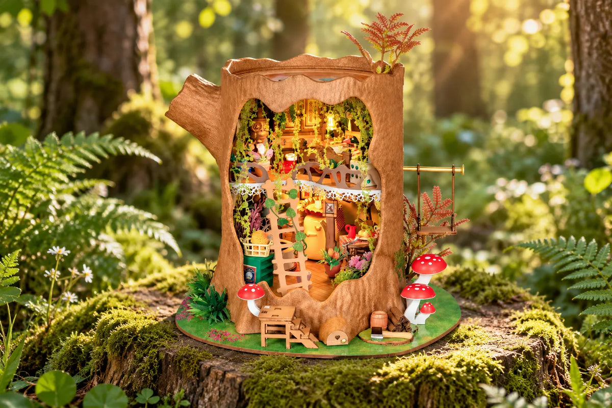 Maquette en bois - Maison à thème, la maison dans l’arbre