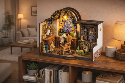 Maquette en bois - Maison à thème, maison de magicienne