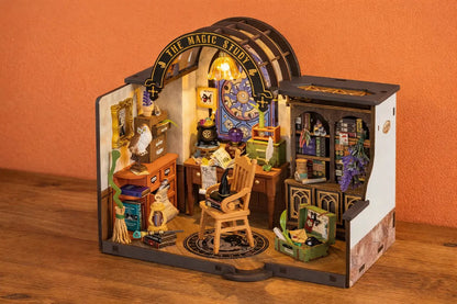Maquette en bois - Maison à thème, maison de magicienne