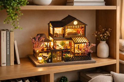 Maquette en bois - Maison à thème, maison japonaise