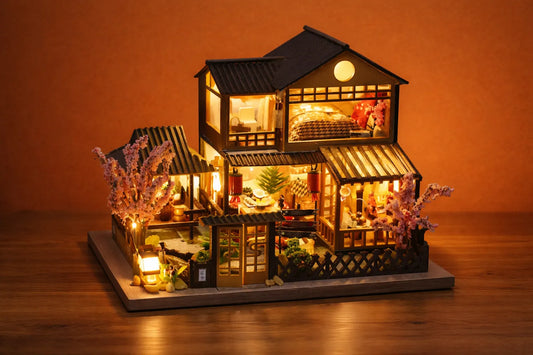 Maquette en bois - Maison à thème, maison japonaise