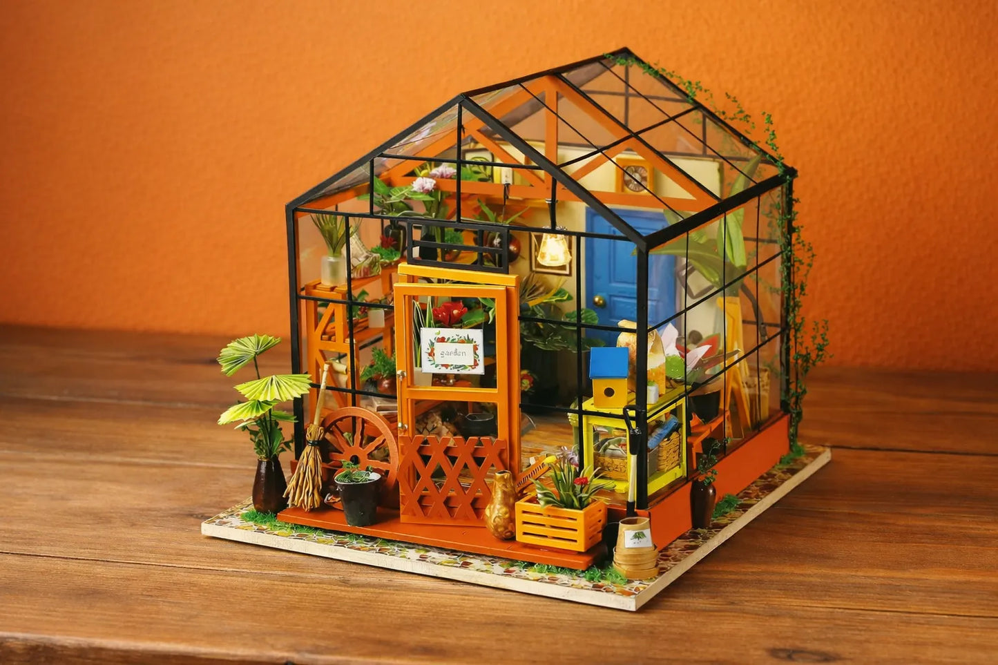 Maquette en bois - Maison à thème, serre de jardin