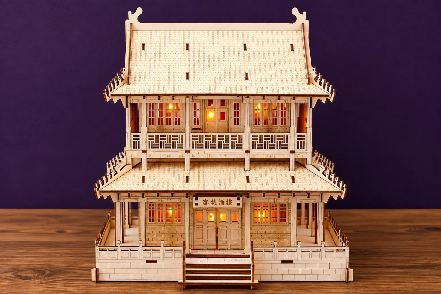 Maquette en bois - Maison chinoise