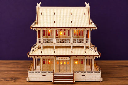 Maquette en bois - Maison chinoise