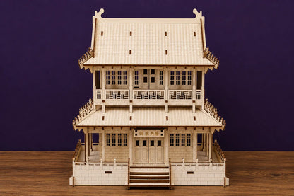 Maquette en bois - Maison chinoise