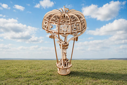 Maquette en bois - Montgolfière