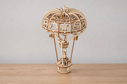 Maquette en bois - Montgolfière