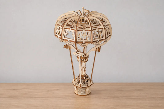 Maquette en bois - Montgolfière