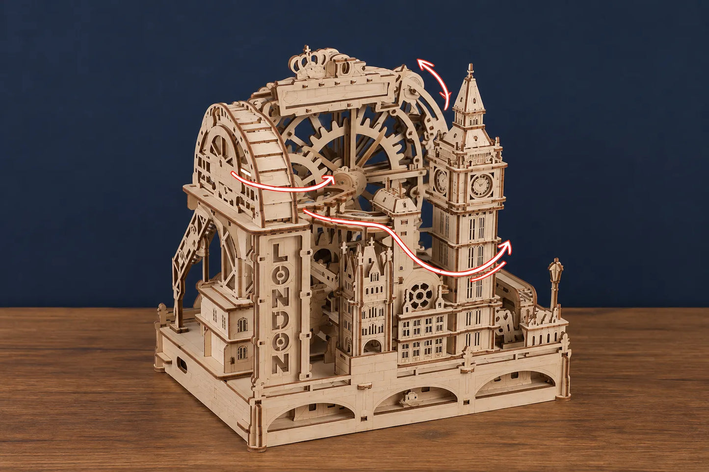 Maquette en bois - Monuments de Londres