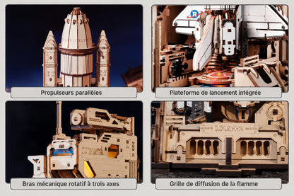 Maquette en bois - Navette spatiale