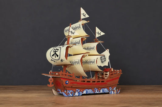 Maquette en bois - Navire marchand chinois