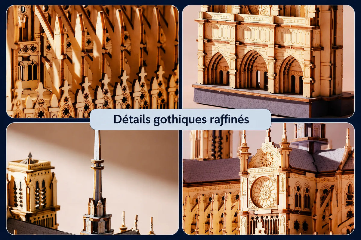Maquette en bois - Notre-Dame de Paris