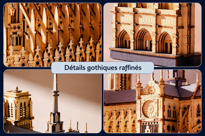 Maquette en bois - Notre-Dame de Paris