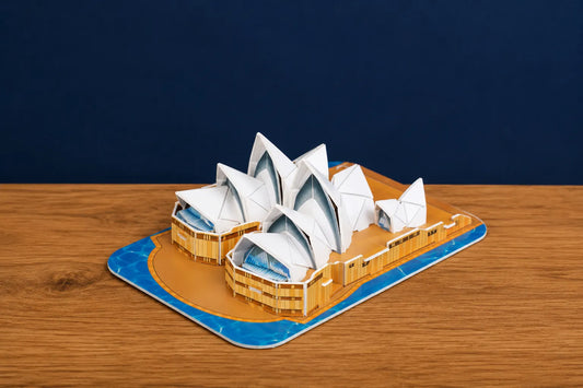Maquette en bois - Opéra de Sydney coloré
